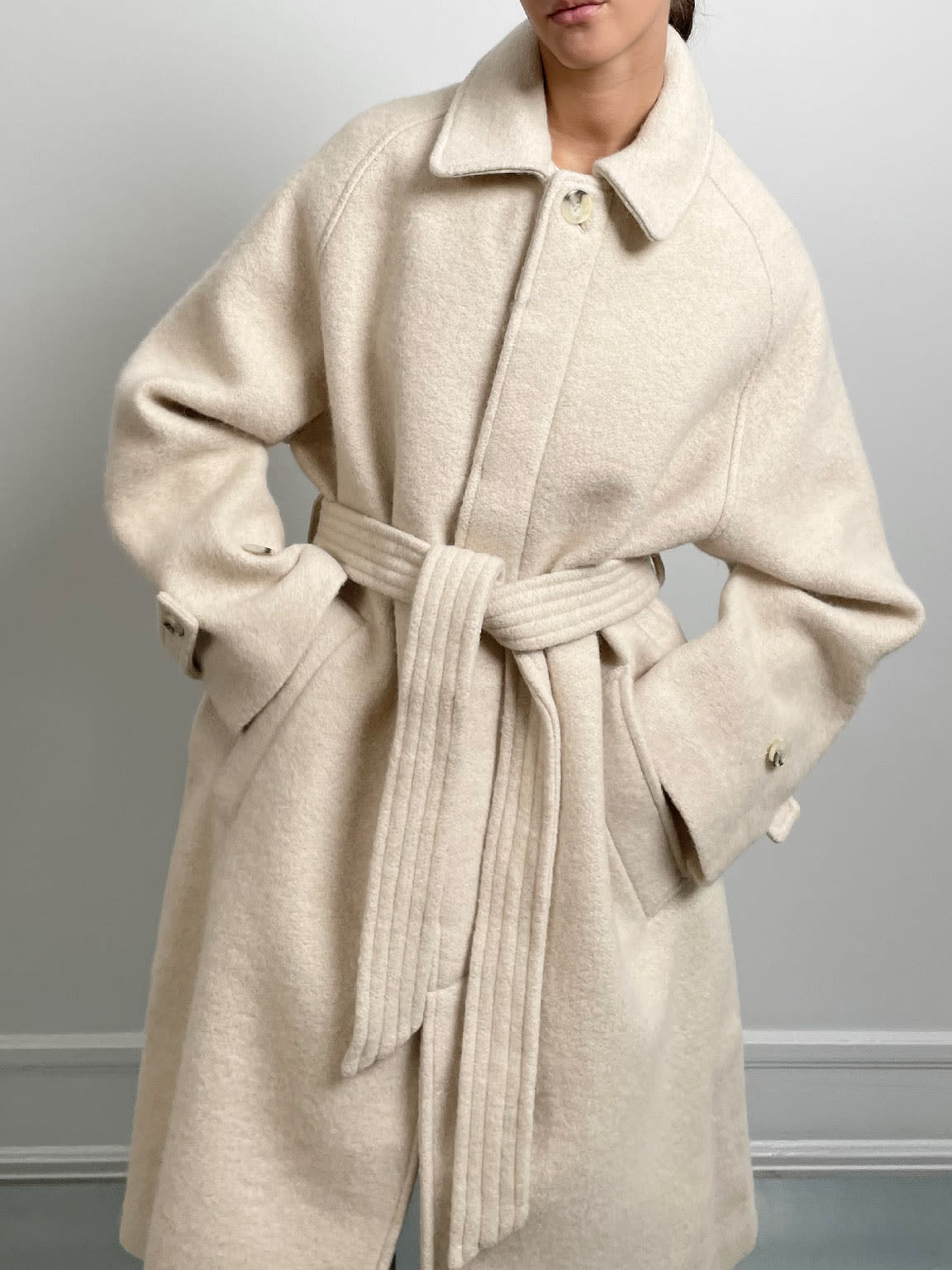 GIA COAT - WOOL - CREME