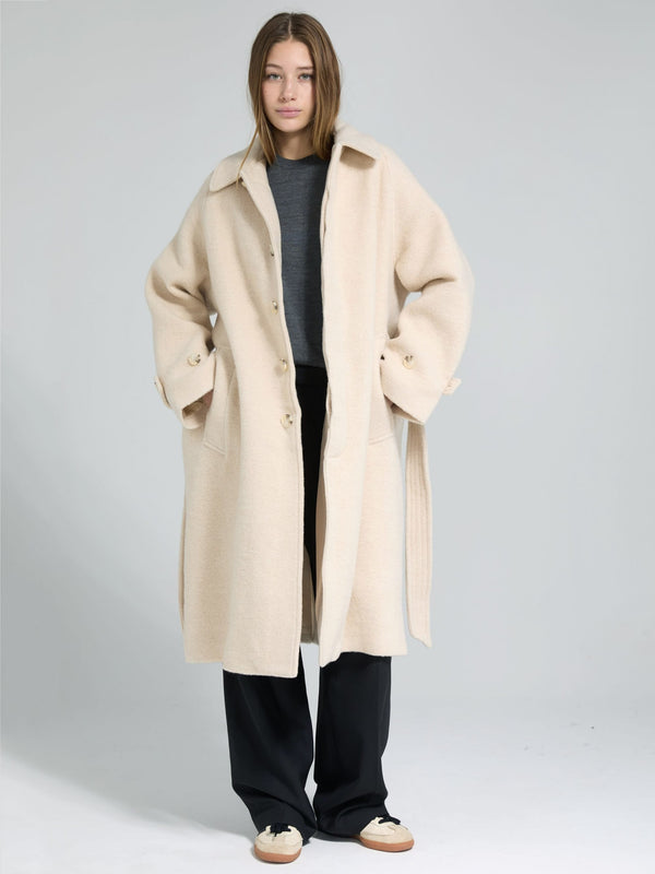 GIA COAT - WOOL - CREME