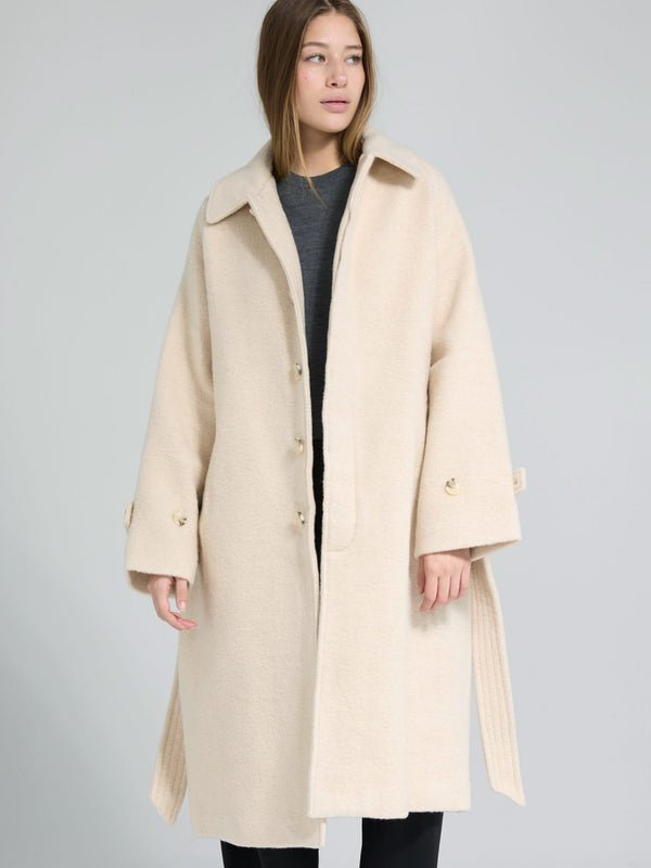 GIA COAT - WOOL - CREME