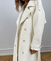 BOBBY TWEED COAT - CREME