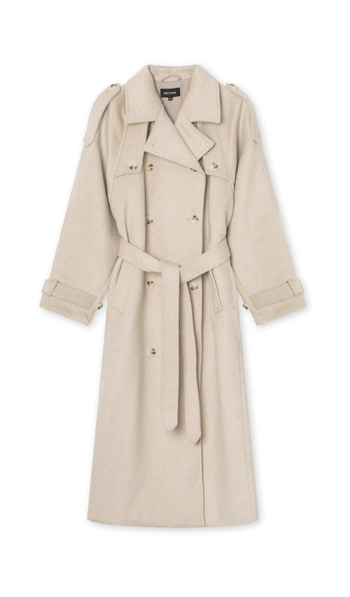 Elegant trenchcoat fra MEOTINE, perfekt for dame som ønsker stil og komfort. Kvalitetsmateriale og tidløs design.