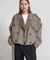 JOHN JACKET CHECKED - BEIGE