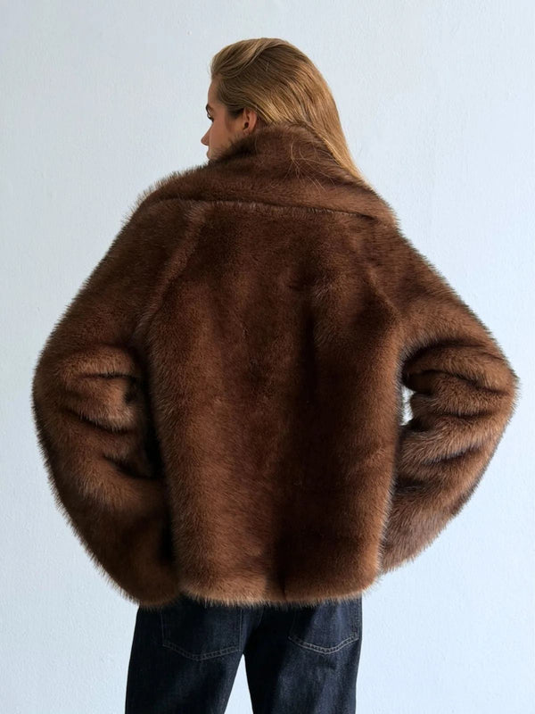 KATHA JACKET - BROWN