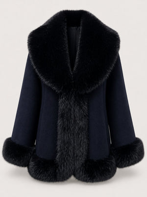 ASTRA CAPE JACKET - BLACK