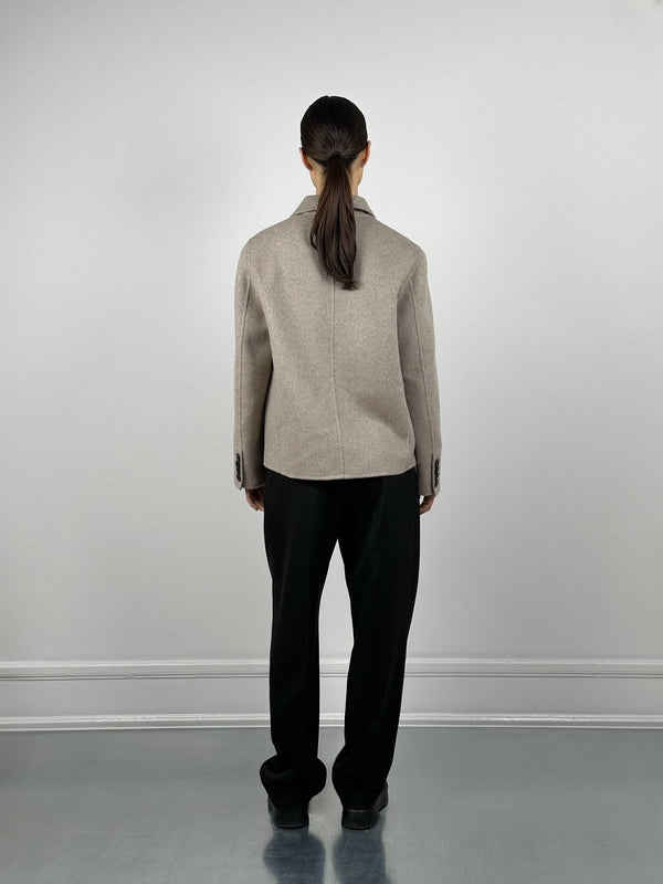 MILES WOOL JACKET - BEIGE