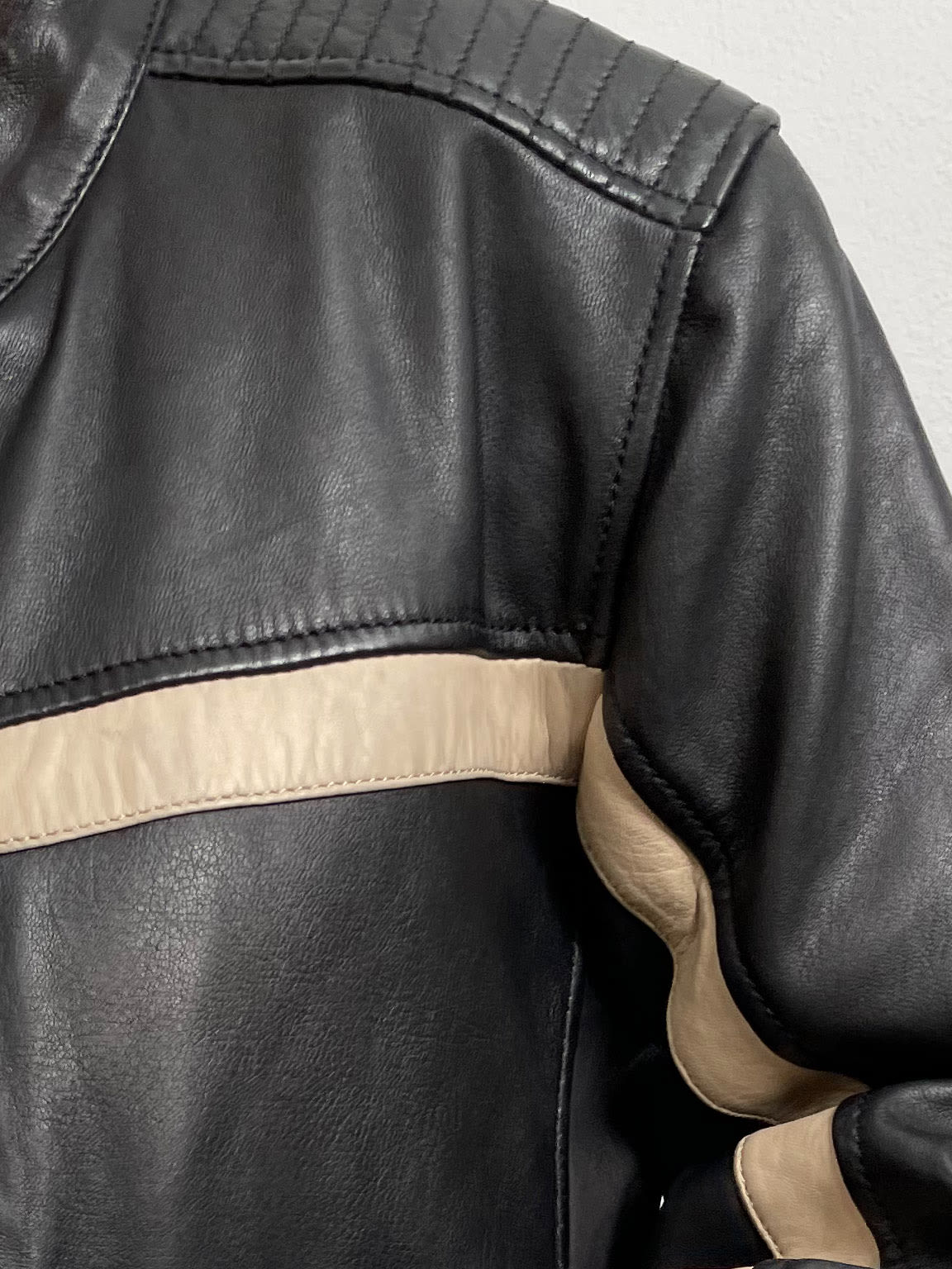 BRUCE LEATHER JACKET - BLACK