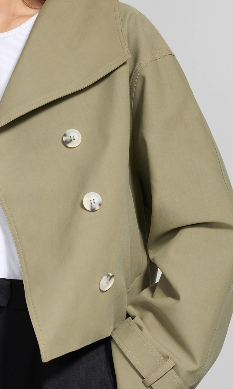 NOLA CANVAS JACKET - ARMY
