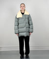 DANNY DOWN COAT - GREY/GREEN