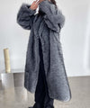 KATHA COAT - SILVER BLUE