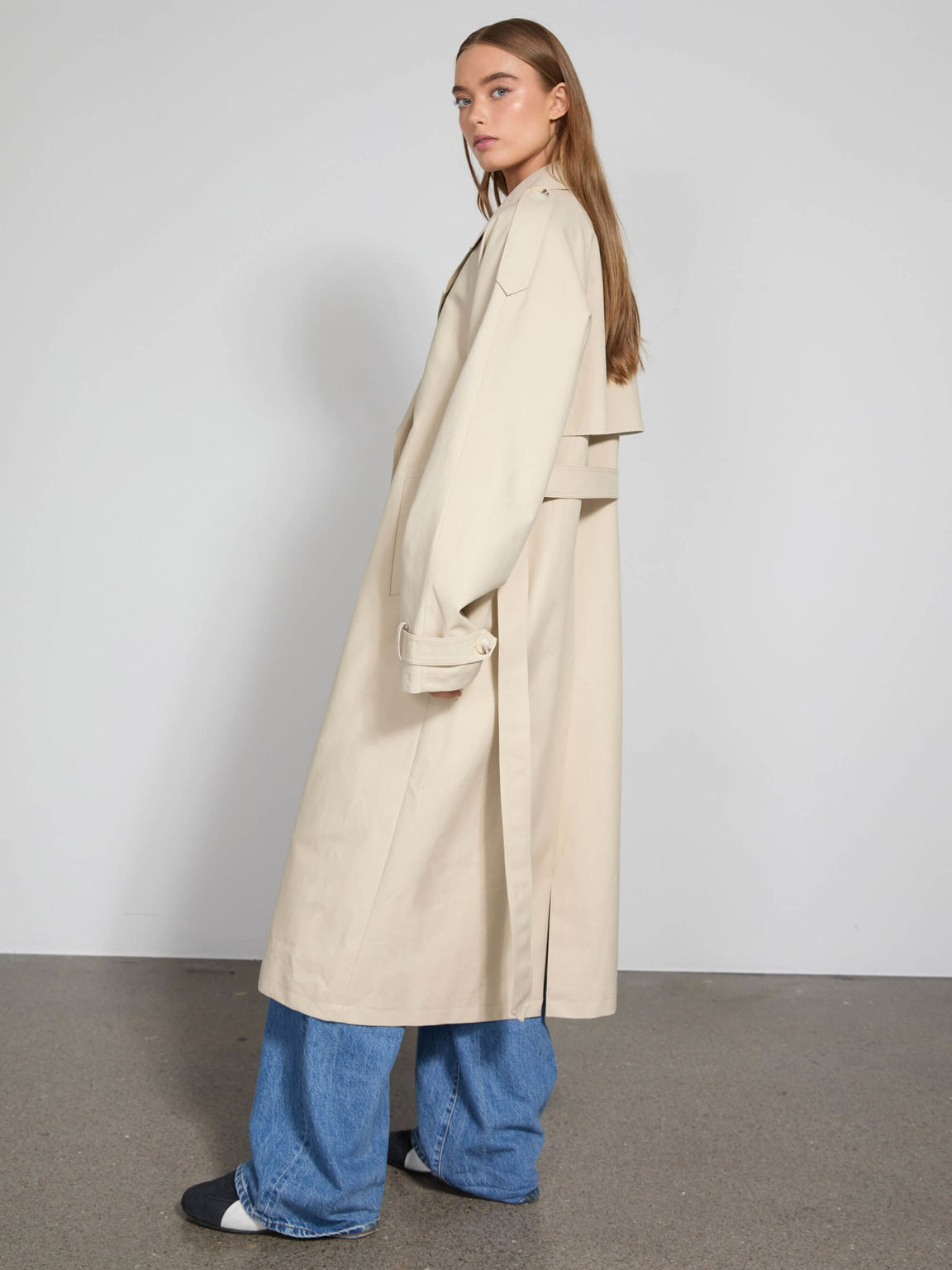 RICO CANVAS COAT - CREME