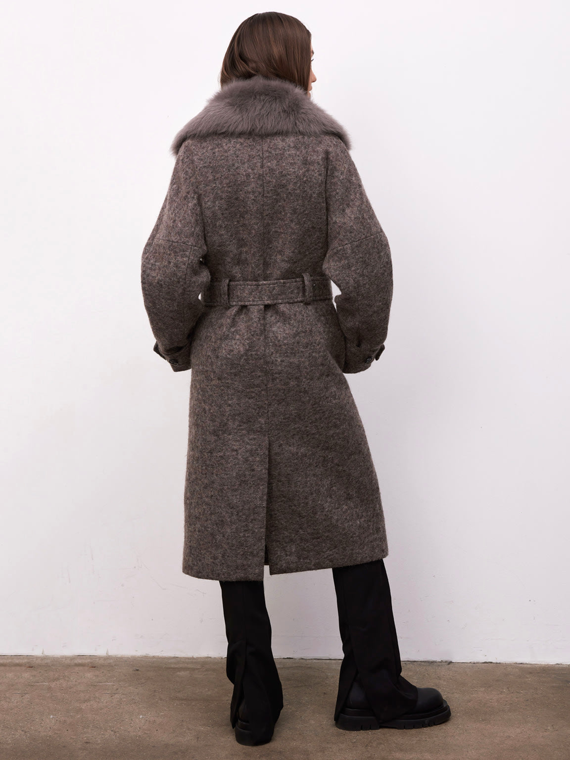 SOFIA COAT - BROWN