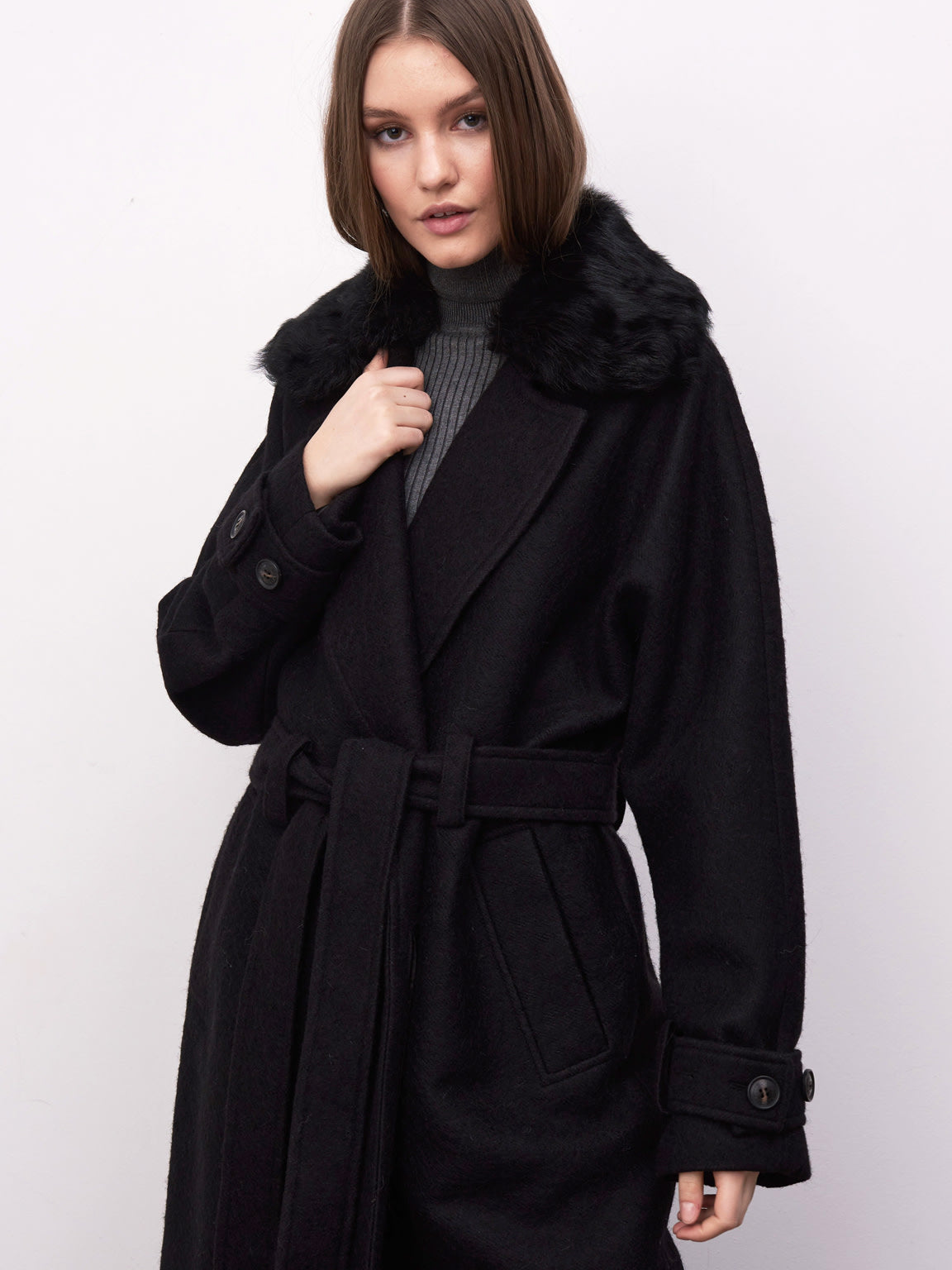 SOFIA COAT - BLACK