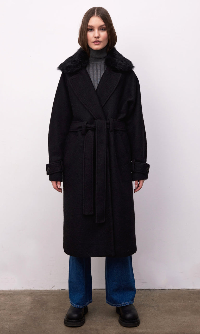 SOFIA COAT - BLACK