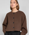 KARLA WOOL JACKET - BROWN