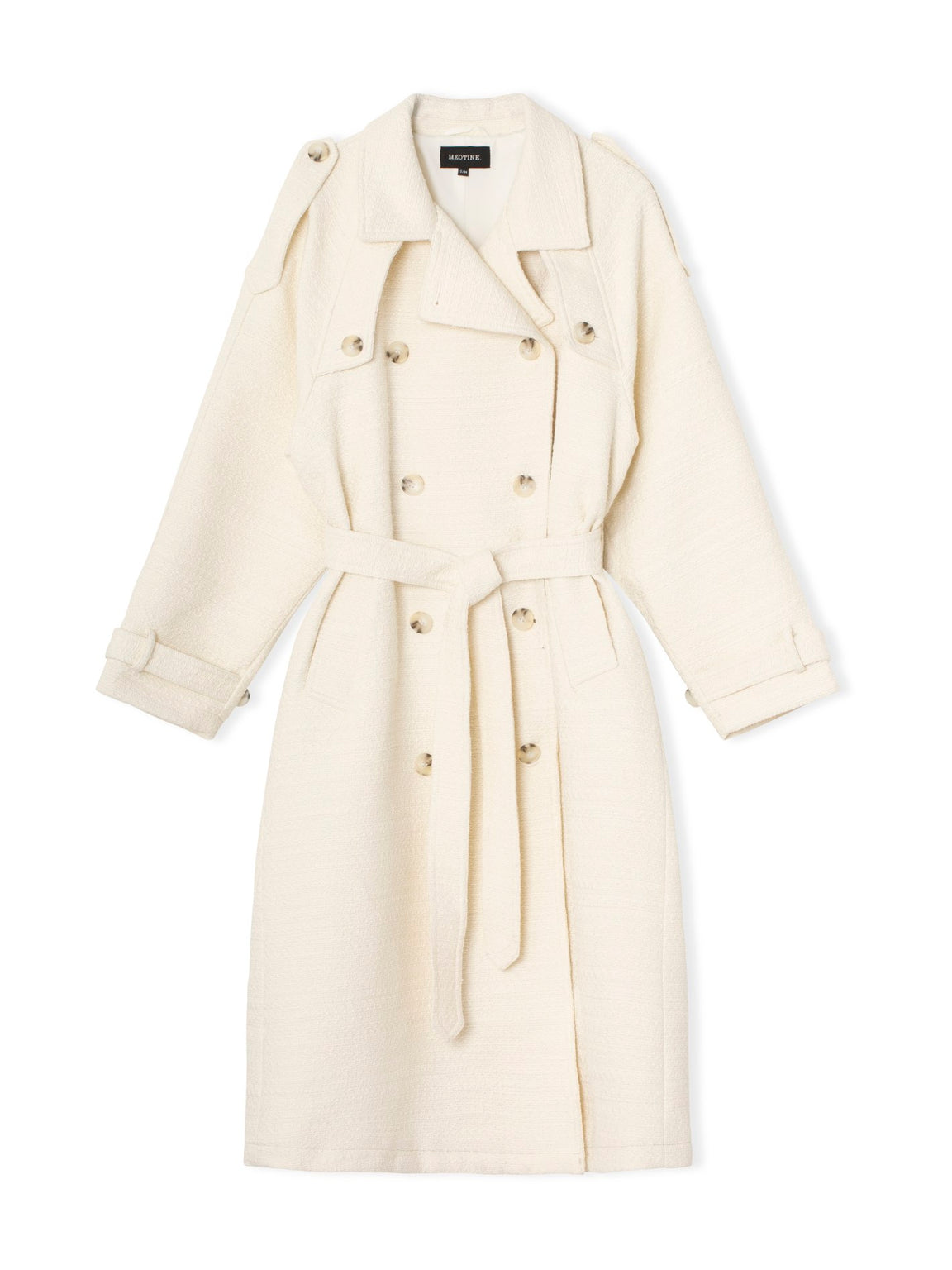 BOBBY TWEED COAT - CREME