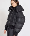 MORGAN PUFFER JACKET - BLACK