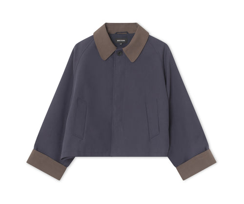 JOEL CANVAS JACKET - NAVY