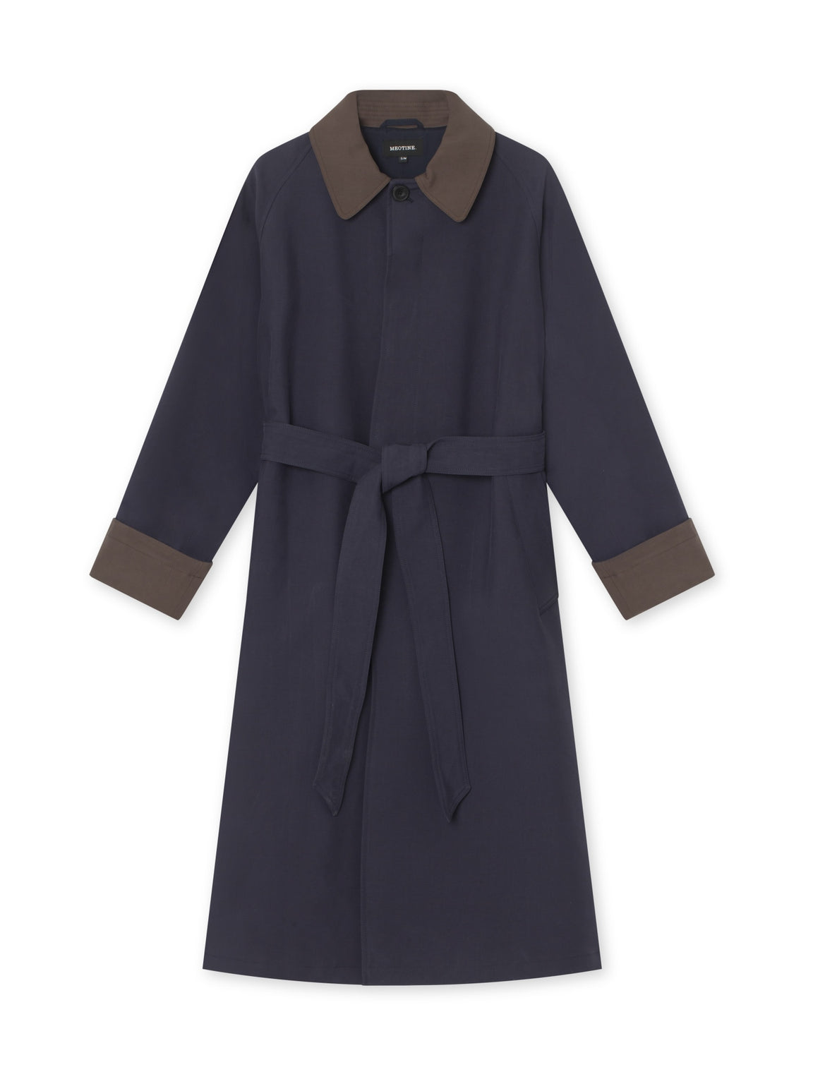 JOEL CANVAS COAT - NAVY