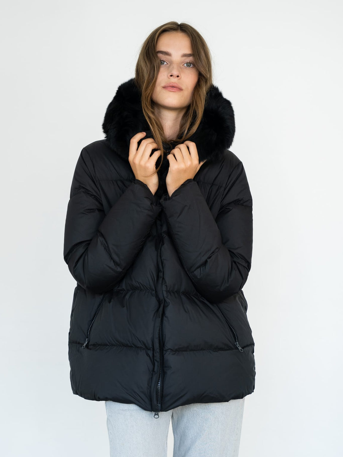 ALVA DOWN JACKET - BLACK